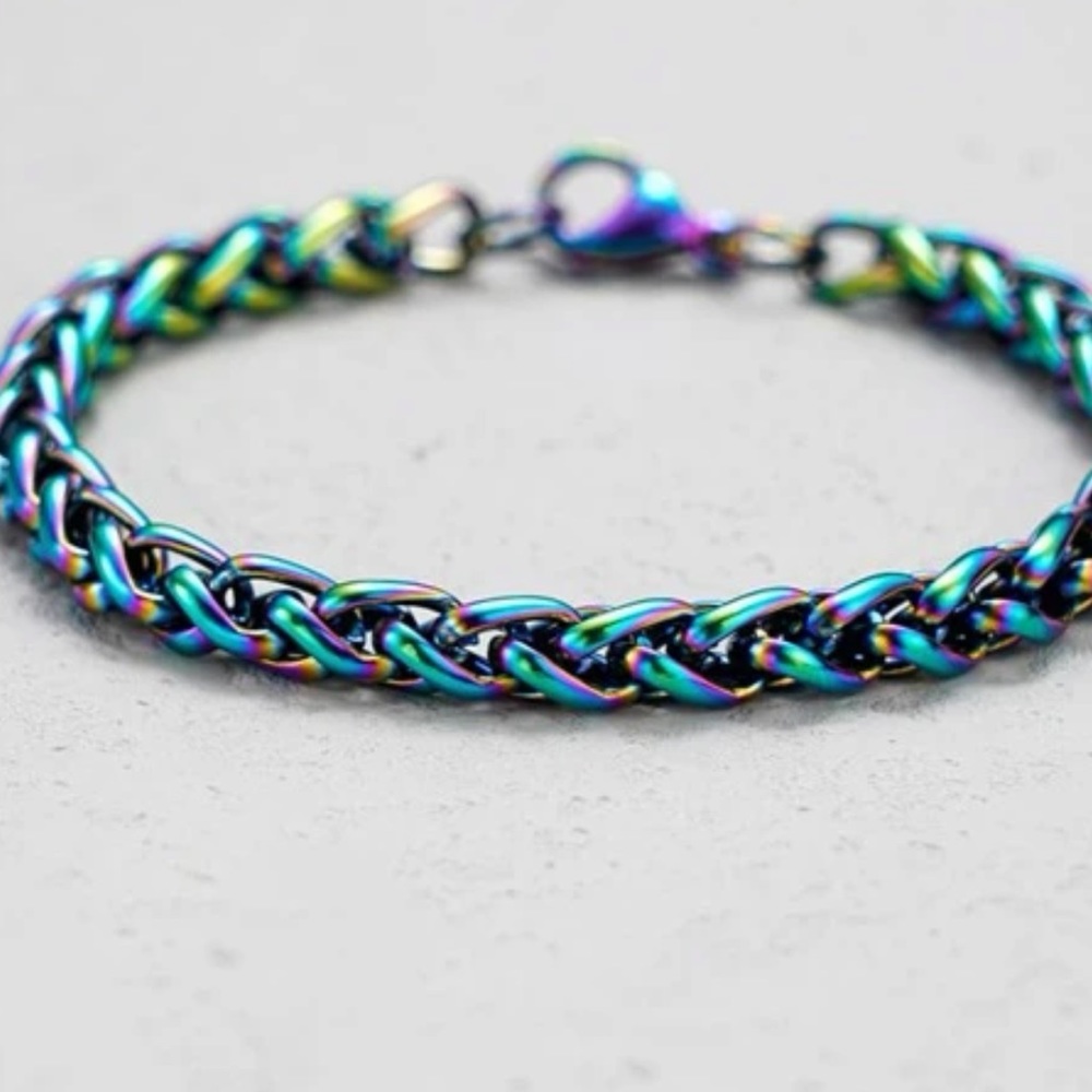 Stainless Steel Hologram Bracelet